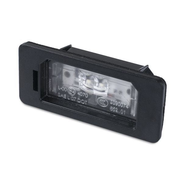 License plate light  BMW 1' E82, 2' F22, 3' E90 F30 G20, 5' F10, X1 E84 F48, X3 F25 G01, X4 F26, X5 G05, X6 E71 F16, X7 G07