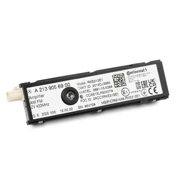 Antenna amplifier  Mercedes CLA 118, GLE 167, A-Class 177, C-Class 205, E-Class 213 238, S-Class 217, S-Class 222, EQA 243, GLA 247, GLC 253, AMG GT 290, EQC 293, G-Class 463 464